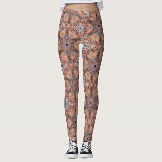 Kaleidoskop01 Leggings (Vorderseite)