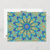 Kaleidoskop 2013 Kalender Postkarte (Vorne/Hinten)