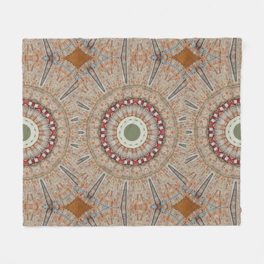 Kaleidoskop 6 fleecedecke (Vorderseite (Horizontal))