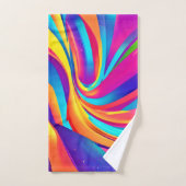 Kaleidoskop Abstrakt Burst Badhandtuch Set (Handtuch)