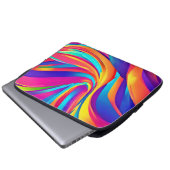 Kaleidoskop Abstrakt Burst Laptopschutzhülle (Vorne Knopf)