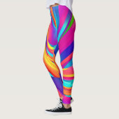 Kaleidoskop Abstrakt Burst Leggings (Links)