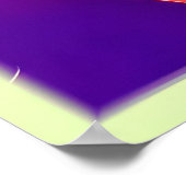 Kaleidoskop Abstrakt Burst Poster (Ecke)