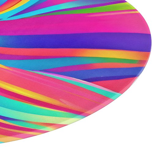 Kaleidoskop Abstrakt Burst Schneidebrett (Ecke)