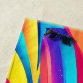 Kaleidoskop Abstrakt Burst Strandtuch (Beispiel)