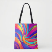 Kaleidoskop Abstrakt Burst Tasche (Vorderseite)