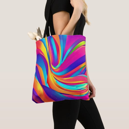Kaleidoskop Abstrakt Burst Tasche (Von Nahem)