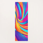 Kaleidoskop Abstrakt Burst Yogamatte (Rückseite)