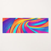 Kaleidoskop Abstrakt Burst Yogamatte (Vorderseite (Horizontal))