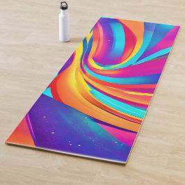 Kaleidoskop Abstrakt Burst Yogamatte