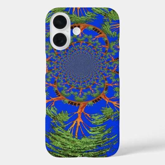 Kaleidoskop Acacia Tree Art Print/Graphic Case-Mate iPhone Hülle (Rückseite)
