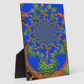 Kaleidoskop Acacia Tree Art Print/Graphic Fotoplatte (Seite)