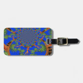 Kaleidoskop Acacia Tree Art Print/Graphic Gepäckanhänger (Vorderseite horizontal)