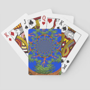 Kaleidoskop Acacia Tree Art Print/Graphic Spielkarten