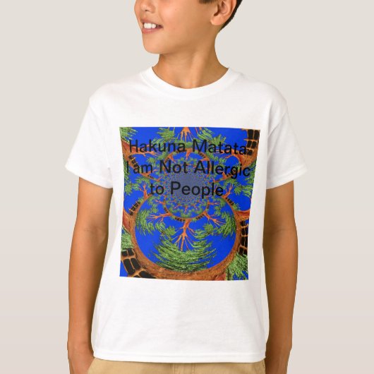 Kaleidoskop Acacia Tree Art Print/Graphic T-Shirt (Vorderseite)