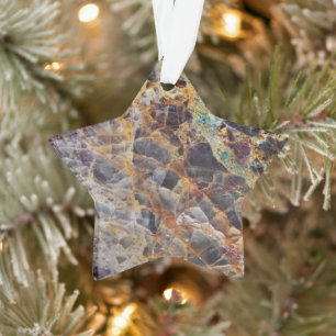 Kaleidoskop-Achat-Stein-Muster-Feiertag Ornament