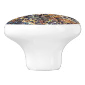 Kaleidoskop Agate Stone Muster Keramikknauf (Seitenansicht)