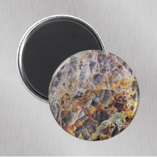 Kaleidoskop Agate Stone Muster Magnet