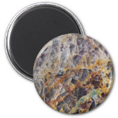 Kaleidoskop Agate Stone Muster Magnet (Vorne)