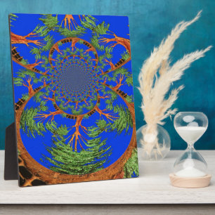 Kaleidoskop Akazienbaum Kunst Druck/Grafik Fotoplatte