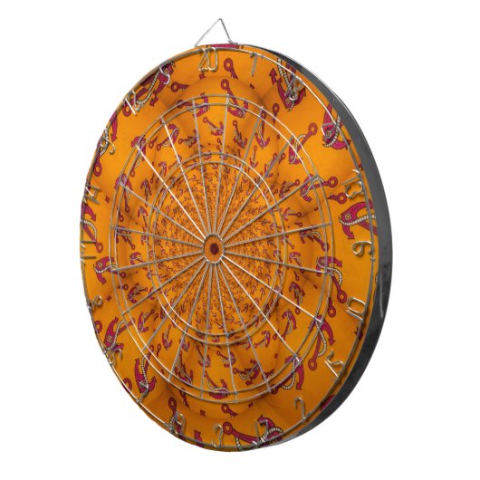 Kaleidoskop Anchor Art Print Dartscheibe (Vorderseite rechts)