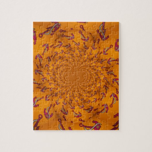 Kaleidoskop Anchor Art Print Puzzle (Vertikal)
