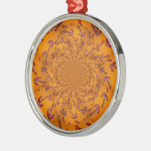 Kaleidoskop Anchor Art Print Silbernes Ornament (Links)