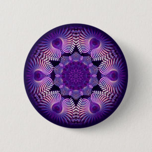 Kaleidoskop Apophysis Blume I Button