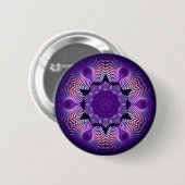 Kaleidoskop Apophysis Blume I Button (Vorne & Hinten)