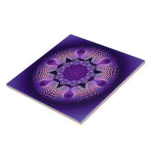 Kaleidoskop Apophysis Blume I Fliese