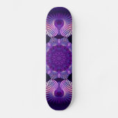 Kaleidoskop Apophysis Blume I Skateboard (Vorderseite)