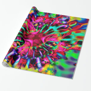 Kaleidoskop Apophysis Fractal Art - I Geschenkpapier