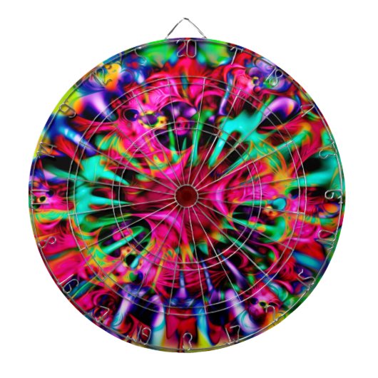 Kaleidoskop Apophysis Fraktal Art - I Dartscheibe (vorne)