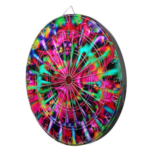 Kaleidoskop Apophysis Fraktal Art - I Dartscheibe (Vorderseite rechts)