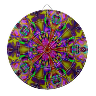 Kaleidoskop Apophysis Fraktal Art II Dartscheibe