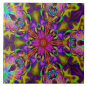 Kaleidoskop Apophysis Fraktal Art II Fliese (Vorderseite)