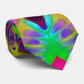 Kaleidoskop Apophysis Fraktal Art II Krawatte (Gerollt)