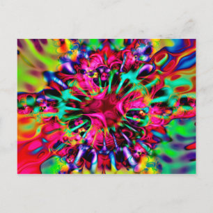 Kaleidoskop Apophysis Fraktal Kunst - I Postkarte