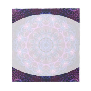 Kaleidoskop Apophysis Mandala Hearts Notizblock