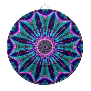 Kaleidoskop Art 1 Dart Board Dartscheibe