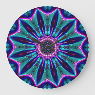 Kaleidoskop Art 1 Wanduhren und Zahlenoptionen