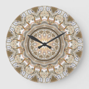 Kaleidoskop Art 2 Wanduhren und Zahlenoptionen