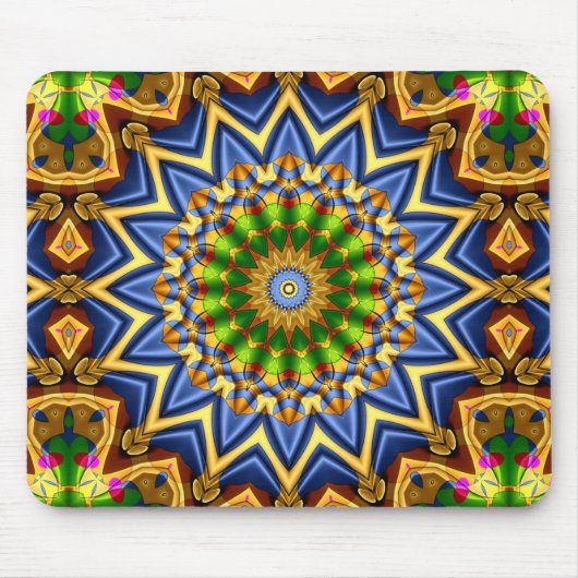 Kaleidoskop Art 33 Mousepad (Vorne)