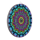 Kaleidoskop Art 4 Dart Board Dartscheibe (Vorderseite Links)