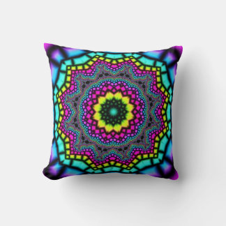 Kaleidoskop Art 4 Pilze Kissen