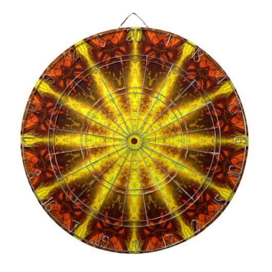 Kaleidoskop Art 5 Dart Board Dartscheibe (vorne)