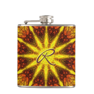 Kaleidoskop Art 5 Wrap Flasche Flachmann