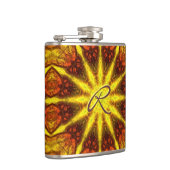 Kaleidoskop Art 5 Wrap Flasche Flachmann (Rechts)