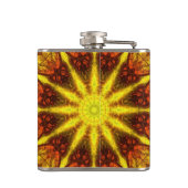 Kaleidoskop Art 5 Wrap Flasche Flachmann (Rückseite)