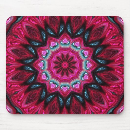 Kaleidoskop Art 6 Mousepad (Vorne)